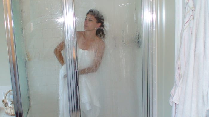 A shower can calm your mind.