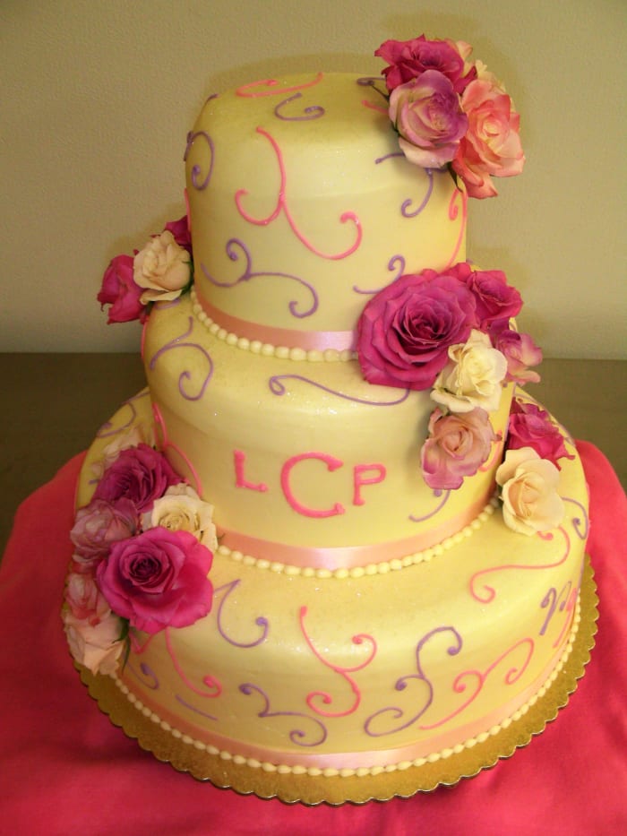 Baking and creating beautiful wedding cakes can be a good business.