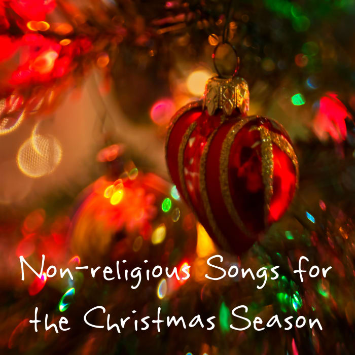 Having an office party or other event and need a playlist of Christmas songs that aren't religious? Or perhaps you're not Christian but want to celebrate the joy of the holiday season. Here's a playlist of songs without mention of religion.