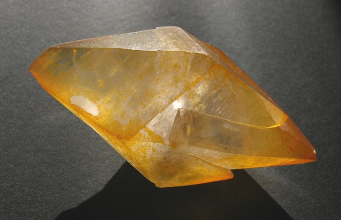 A yellow calcite crystal is excellent for enhancing study skills.