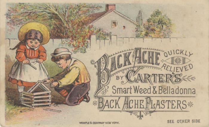 Unregulated drugs in the 1800's contained ingredients ranging from opium to belladonna and marijuana.