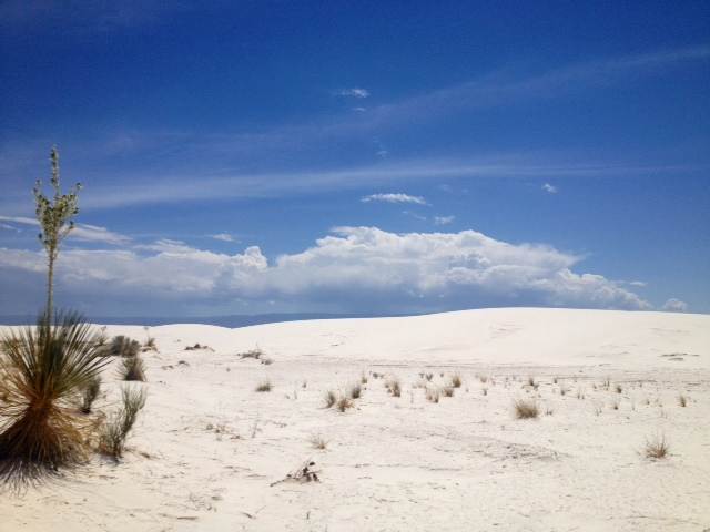 White Sands National Monument on our family vacation a while back.