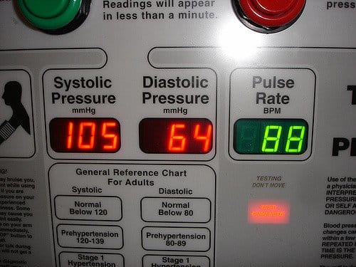 This reading is on the lower end of the normal range and on the verge of hypotension (low blood pressure).