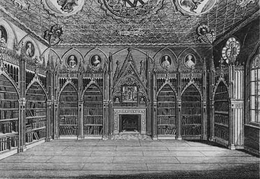 Engraving from Description of the Villa of Mr. Horace Walpole, Youngest Son of Sir Robert Walpole Earl of Orford, at Strawberry-Hill near Twickenham, Middlesex, with an Inventory of the Furniture, Pictures, Curiosities, &.c., 1784