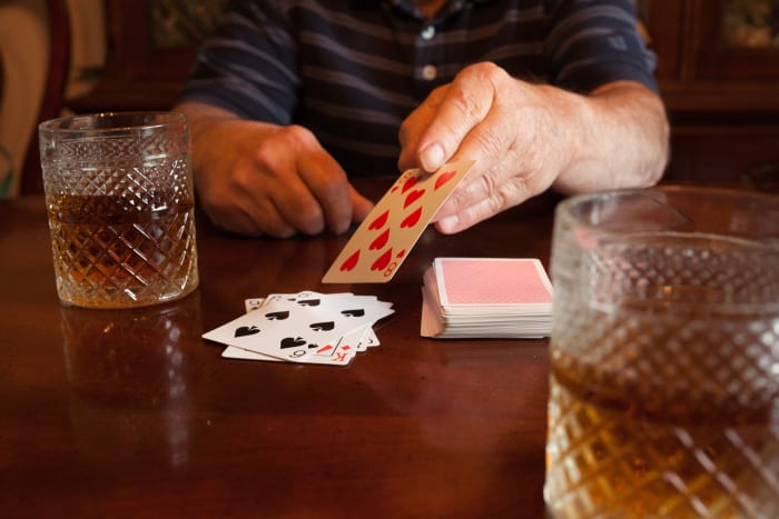 fun card games for 2 people with