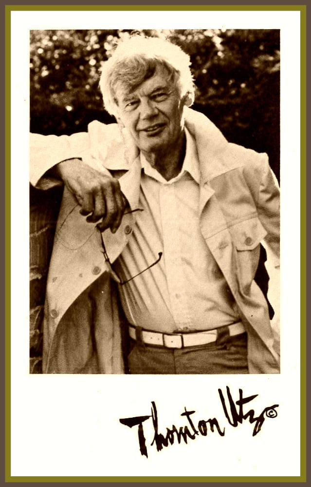 Thornton Utz was born in Memphis, Tennessee, November 15, 1914. Thornton Utz studied at the American Academy of Arts in Chicago and taught at the Art Institute before moving to Westport, Connecticut.