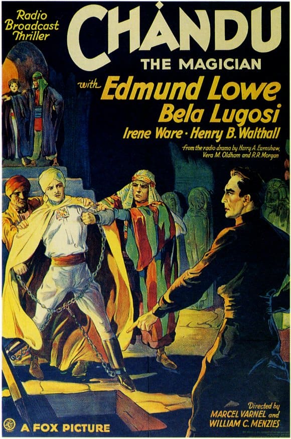 Chandu the Magician a 1932 film and a popular long running radio serial from 1931 to 1950s is considered an inspiration for Doctor Strange.