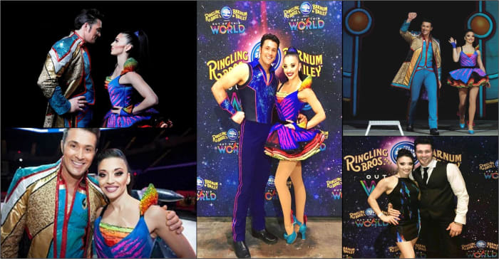 Alexander Lacey and Katie Azzario-Lacey. Ringling Bros. and Barnum & Bailey presents Out Of This World (2016-2017)