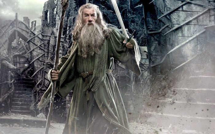 Gandalf the Gray wielding Glamdring. It is perhaps fair to say no modern fantasy tale is complete without a fantasy sword. Or several.