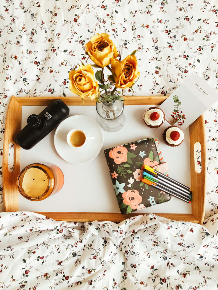 Write a journal or diary can be a routine not just during winter. Writing helps your mind feels calm.