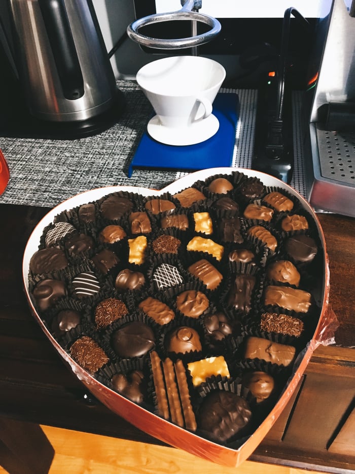 These chocolates are dangerously good. If you don't fancy chocolate, pamper yourself with something different.