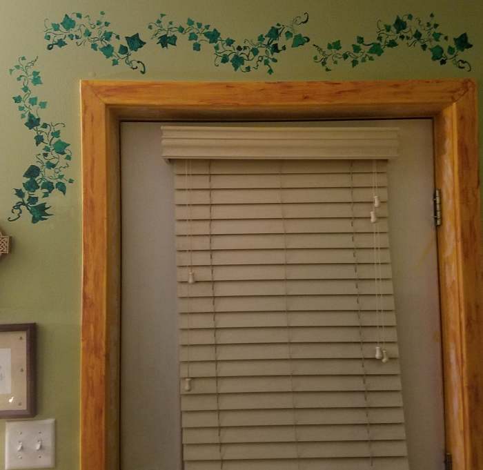 I love making my home beautifully unique by painting murals that are cheerful and engaging.