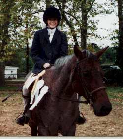 This is Frostline. With time and good instruction, she went from being the pony I begged not to ride to the pony I didn't want to ever move on from!