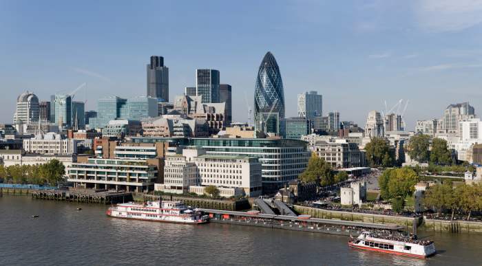 City of London skyline from London City Hall
