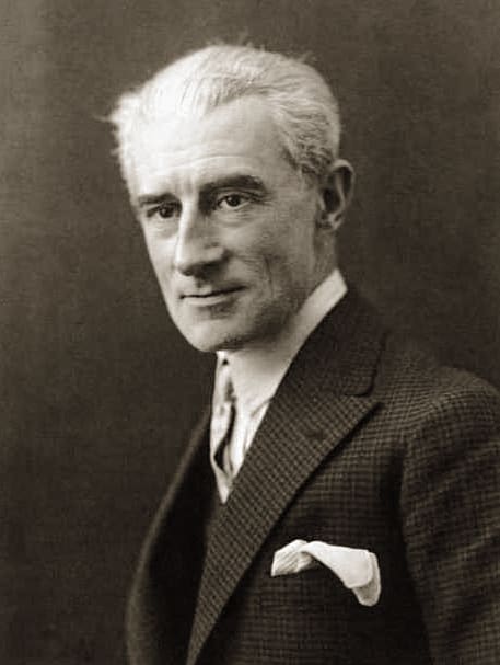 Photograph of Ravel in 1925.