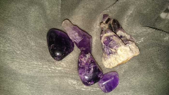 Amethyst as long been regarded as an excellent crystal for overcoming addictions.