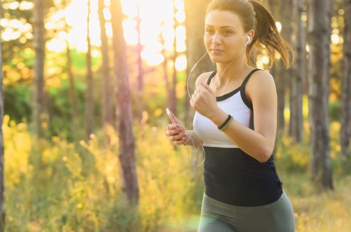 Regular exercise, including jogging, can help to reduce the amount of pain you experience during your period.