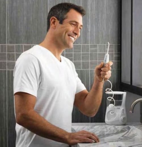 Waterpiks are scientifically documented to remove 99.98% of all oral bacteria they come in contact with