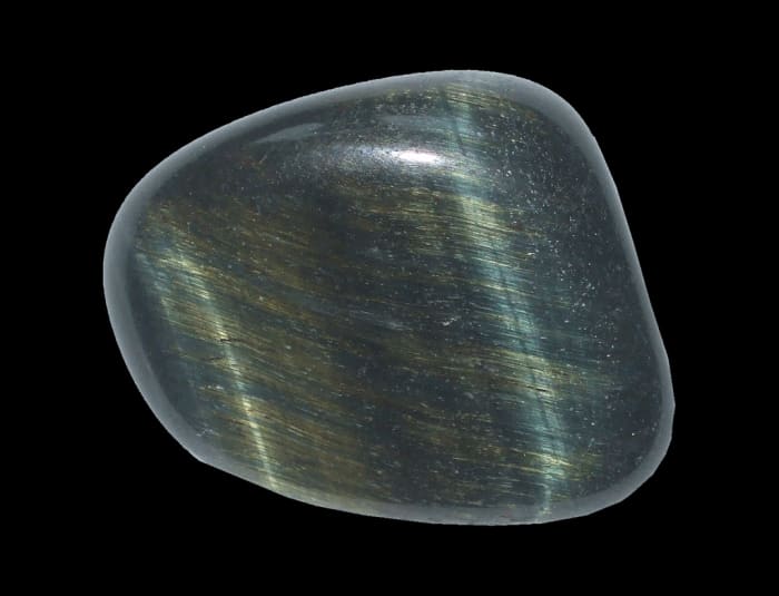 Blue tiger’s eye is also known as hawk’s eye or falcon’s eye.