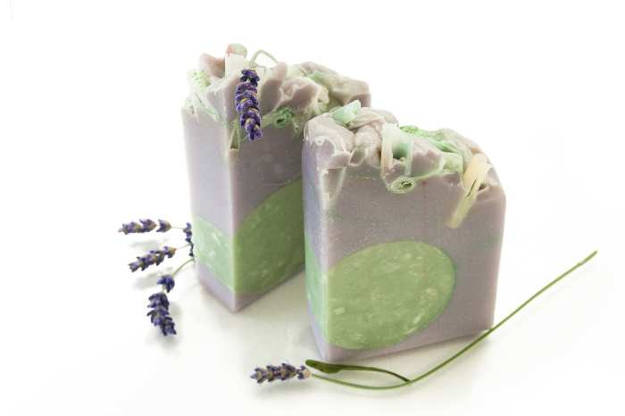 Scent can also trigger ASMR, making aromatherapy soaps, like these lavender bars, a good choice for cutting.