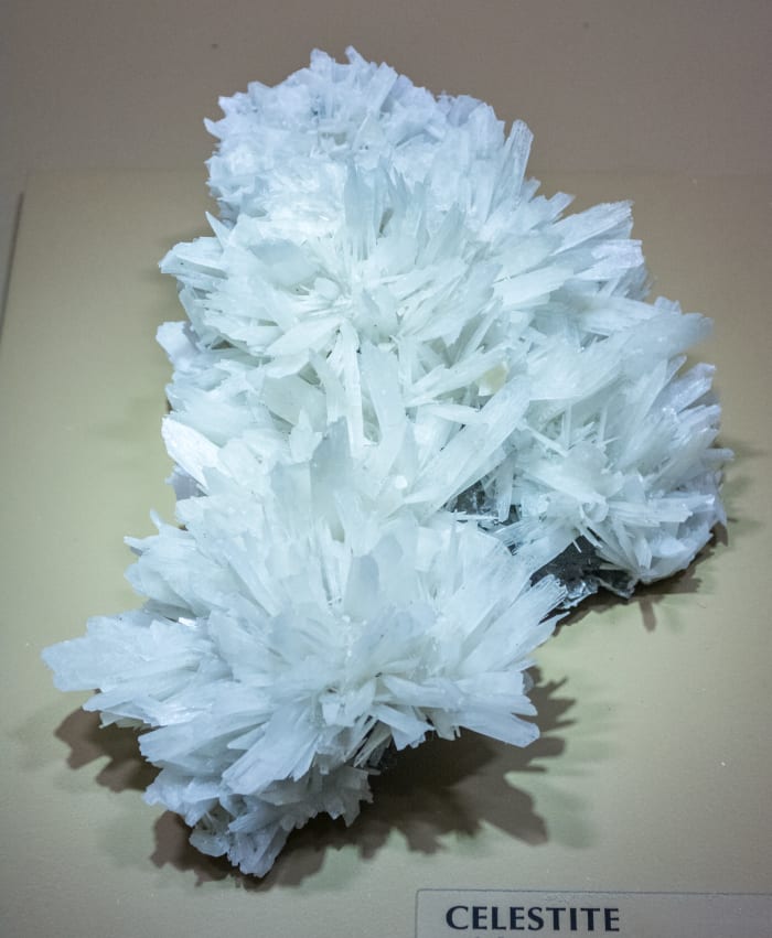 Celestite is a delicate crystal that can be damaged by excessive handling.