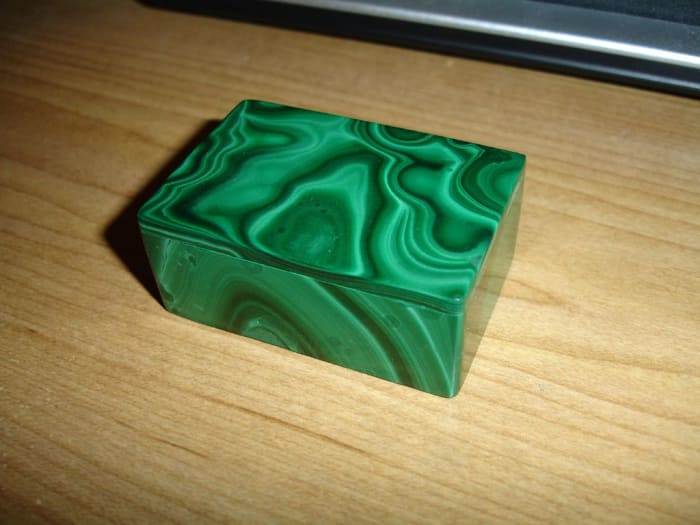 Malachite is a beneficial stone but should be used with care due to its high levels of copper.