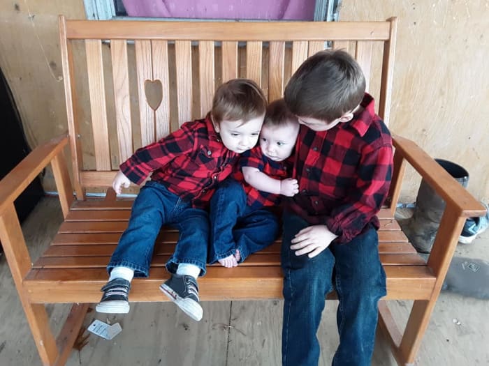 Three boys sounds great, in theory, but it can be incredibly difficult when you are doing it practically on your own.
