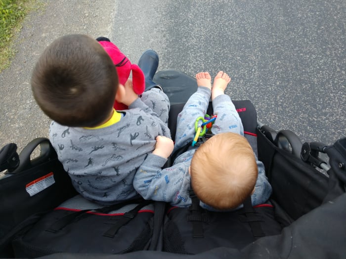 I love taking my kids for walks after work/school, and the anticipation of getting to walk after work drives me all day as a reward awaiting me at home.