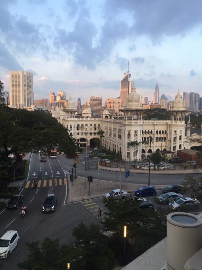This picture was taken from a Colonial Building in the heart of Kuala Lumpur during the sunset hour.