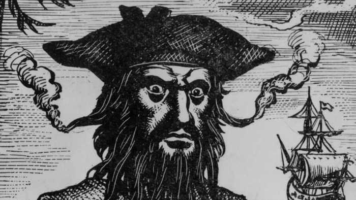 Appropriate that the cops would meet in a place named after a criminal. A 'scourge of the seven seas' BLACKBEARD