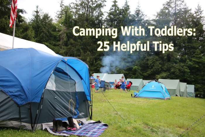 Camping with very young children requires special preparation to make the trip a success!
