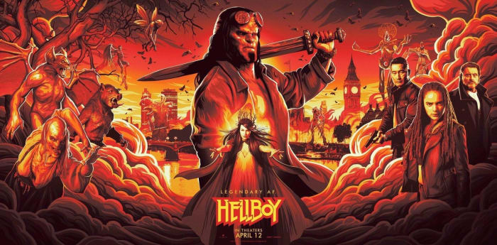 Oddly enough, an accurate representation of the film. A lot going on in one picture, interesting imagery, and cringe-worthy modern humor.