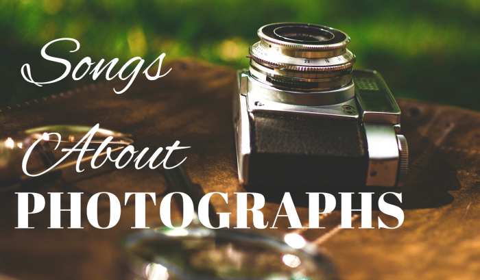 Photos help freeze time and provide a visual reminder of important memories. Celebrate the joy of photography and cameras with a playlist of pop, rock, country, hip-hop, and metal songs.