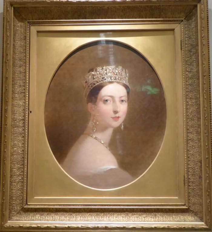 Portrait of Queen Victoria by Thomas Sully (1837-9). Image by Frances Spiegel 2019. All rights reserved.