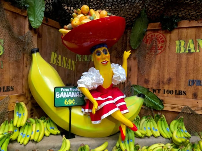 The term Banana Republic is applied to a handful of Central American countries, where the major export crop are bananas.