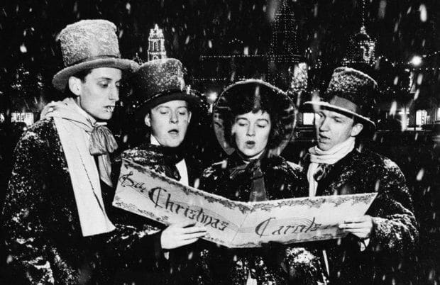 Christmas caroling is a time-honored holiday tradition that is still practiced by many in the modern day.