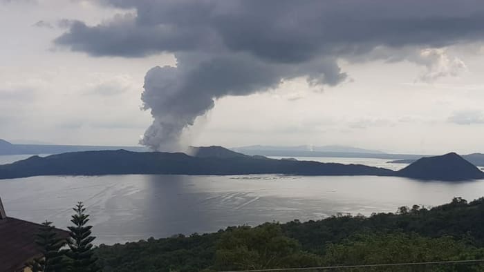 Mt. Taal volcano came to life agin in January 2020, proving that it one of the most active volcanoes in the world