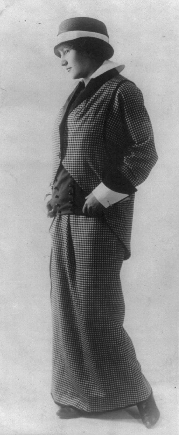 Edwardian suit by Paul Poiret 1914