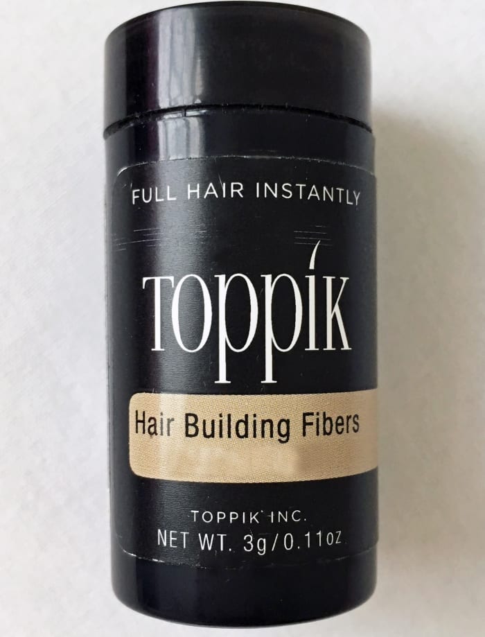 The small, travel-size bottle is a good place to start to see if these fibers will work for you, and to find the right shade, which is important to achieve a natural look.