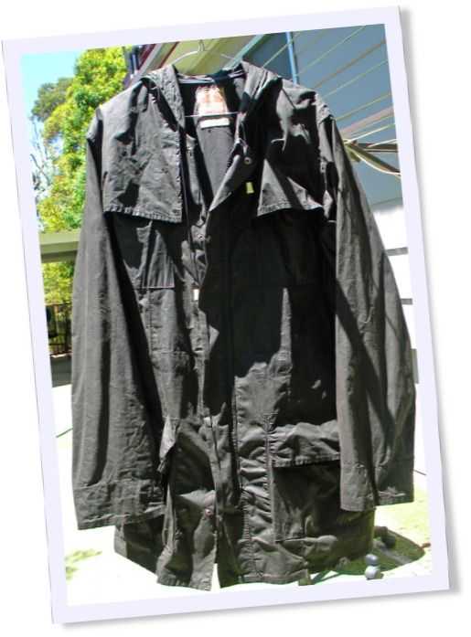 How to Reproof an Oilskin Coat Bellatory