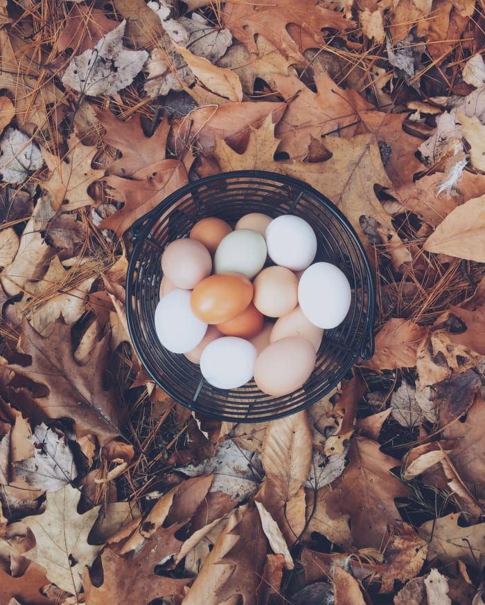 Egg whites can be applied to the face as a mask to help minimize the appearance of acne scars over time.