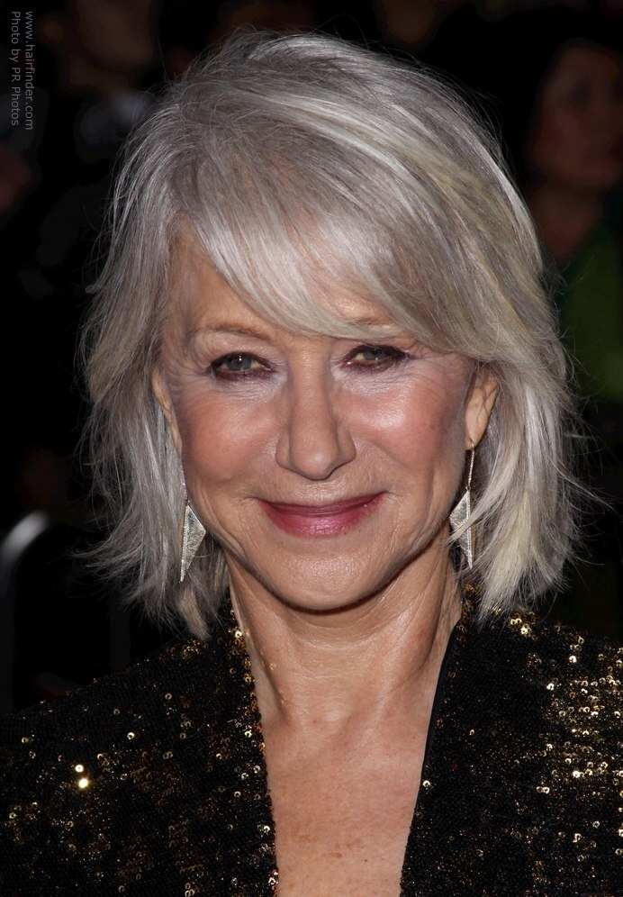 Sometimes I tell my hairdresser: " Make me look like Helen Mirren". Bringing in a print of a photo is a better idea. Especially with her new updated look.