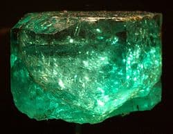 The 858 ct Gachala Emerald, one of largest gem quality emeralds in the world, was found in Colombia in 1967.