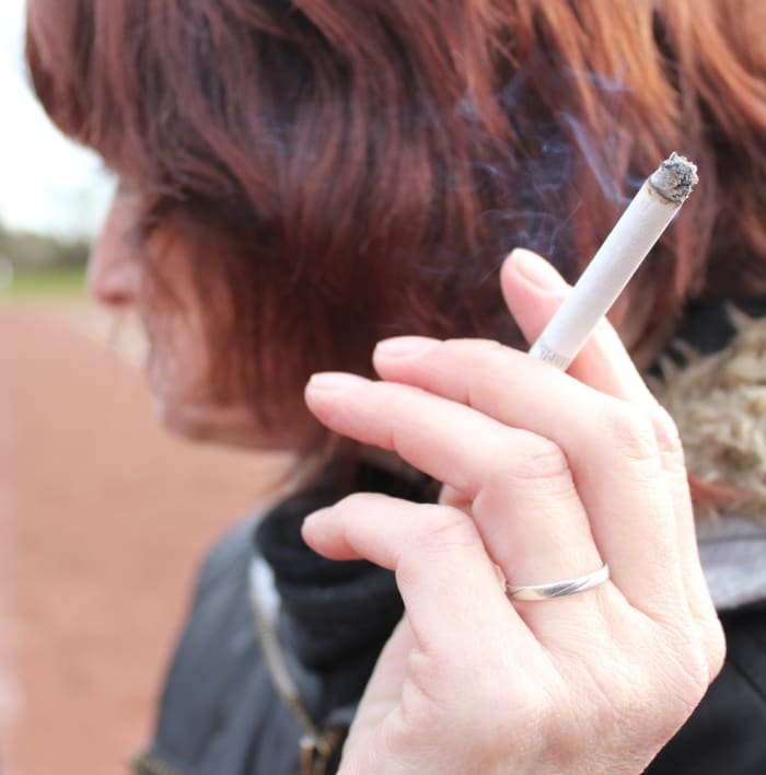 Smoking dries out your skin. It will make trying to get a nice glow, or apply foundation evenly, very difficult.
