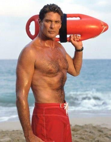 Schon vor Jahrzehnten wusste The Hoff, was es brauchte, um den perfekten Look zu tragen, wenn es um Brusthaare ging.