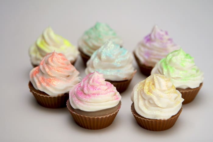 Icing your "cupcakes" will take them to the next level and make them look even more realistic. Warning: Do not eat!