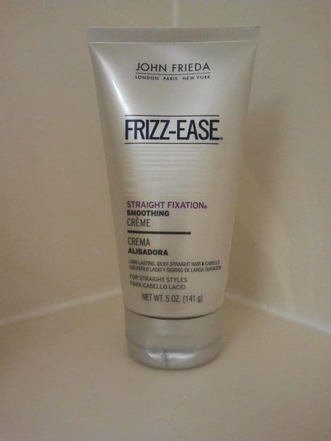 This stuff is worth it's weight in gold. Distribute a dime sized amount evenly through damp hair before blowing it dry. Photo: Shanna11