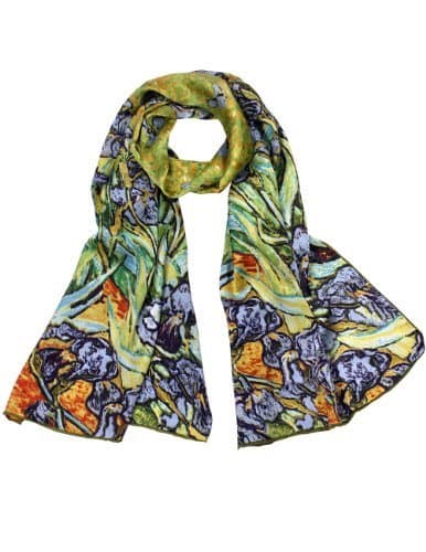 Scarves come in many shapes and can be tied in unique ways. Bring a flattering color close to your face.