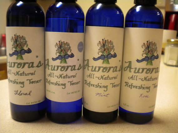 Martin advises that pores are closed with cold water, or a facial toner such as her scented toner.