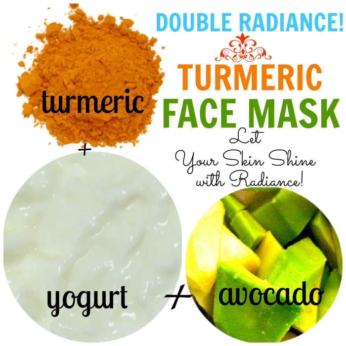 denne gurkemeje avocado yoghurt ansigtsmaske vil gøre kedelig hud strålende.